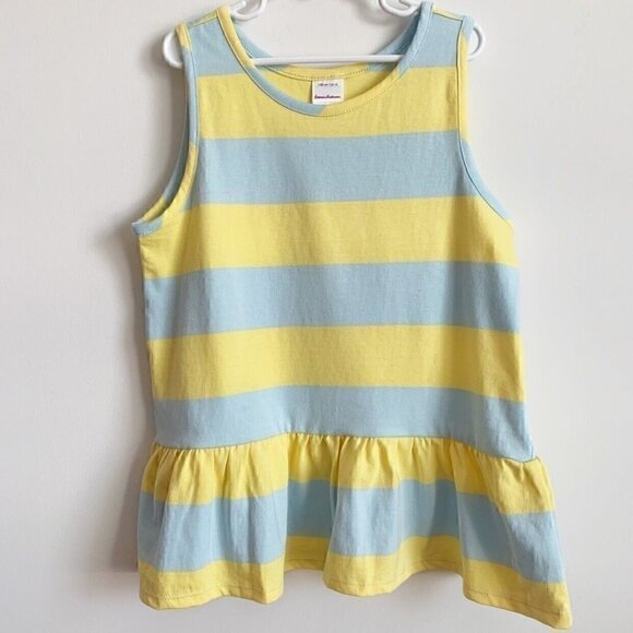 NEW Hanna Andersson Girl Peplum Tank Top 4T 5T 6-7 Years - Picture 3 of 6